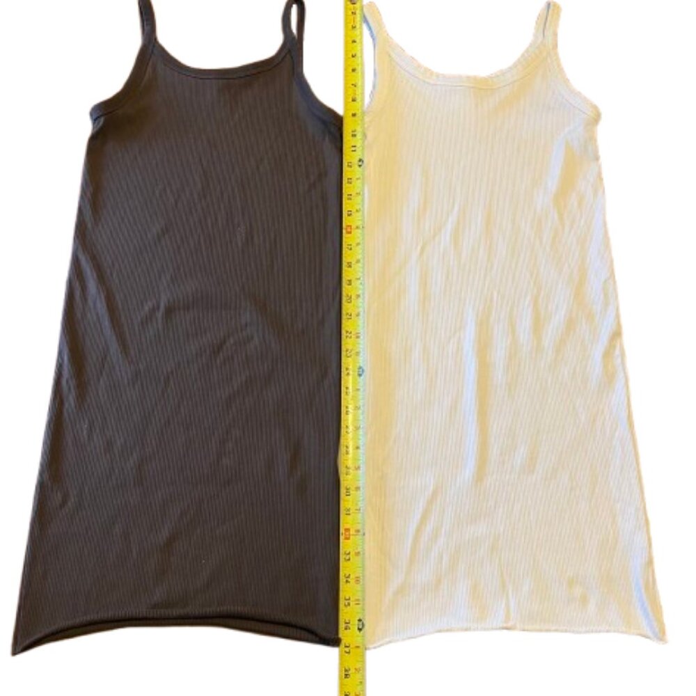 2 Long Ribbed Tank Dress Bundle - Picture 4 of 8